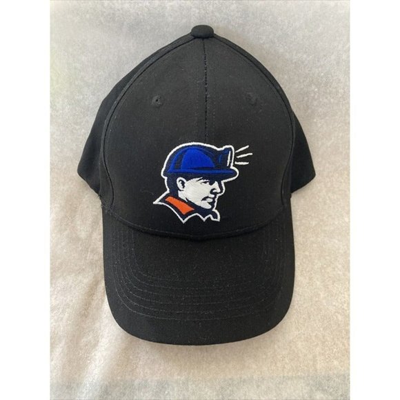 Miner Logo Cap Hat Black Embroidered Hook and Loop Adjustable ~ New - Picture 2 of 6